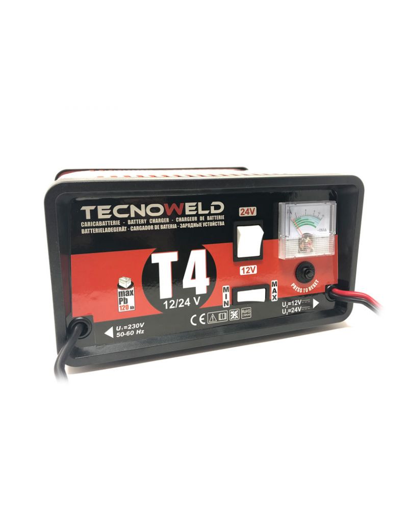 Caricabatteria Tecnoweld T4 - 12/24 Volt 200 Watt