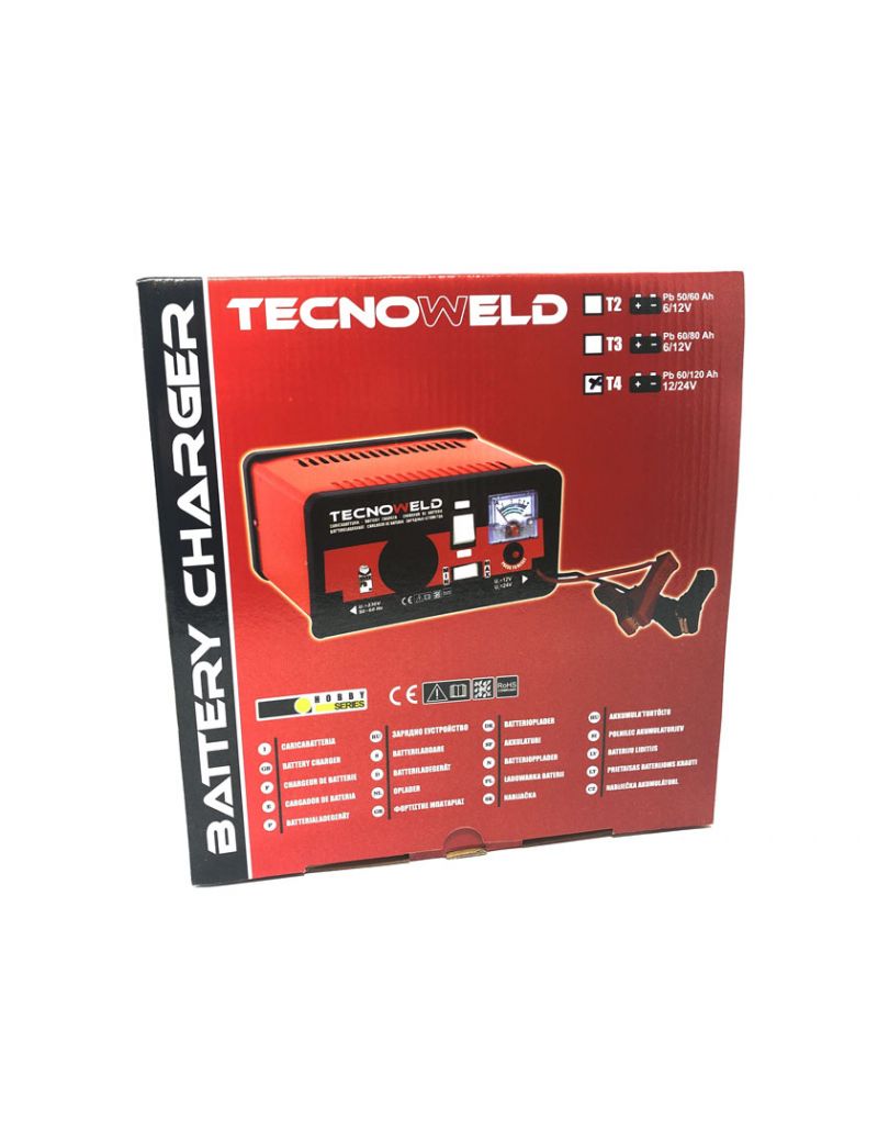 Caricabatteria Tecnoweld T4 - 12/24 Volt 200 Watt