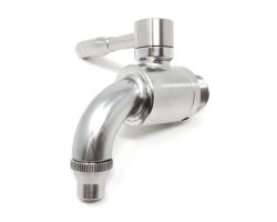 Rubinetto Acciaio Inox Sfera 1/2"