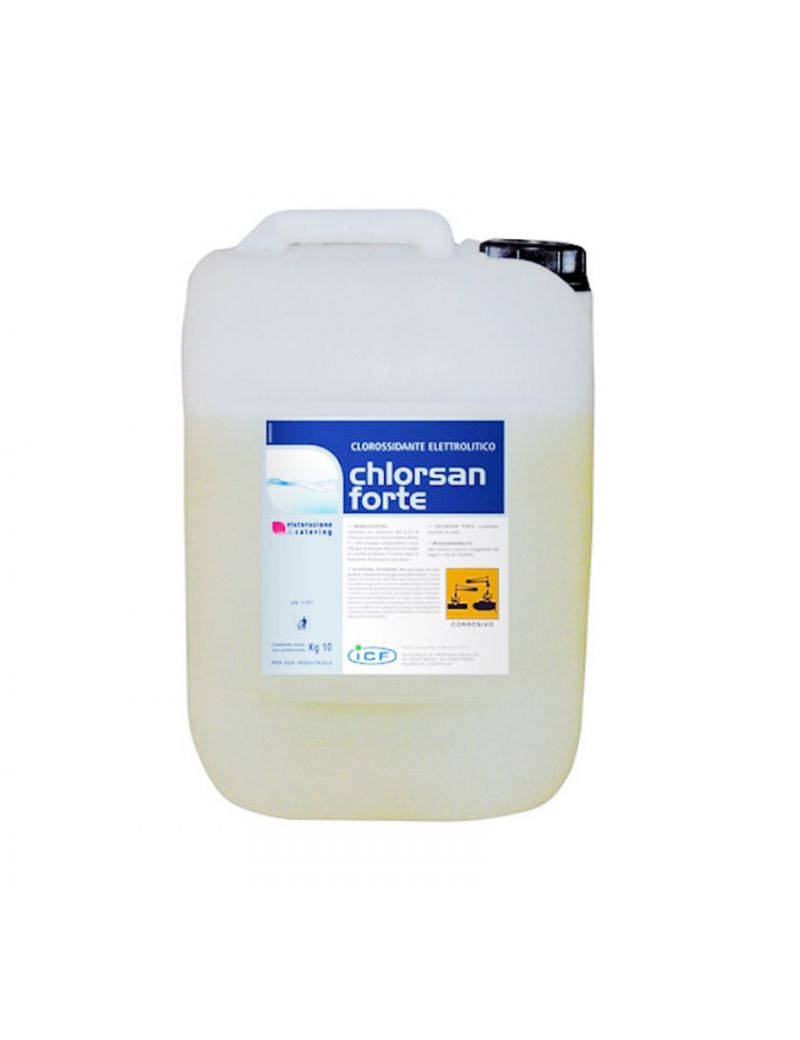 Detergente Chlorsan Forte Igienizzante Disinfettante Ipoclorito di Sodio Concentrato 10 Litri