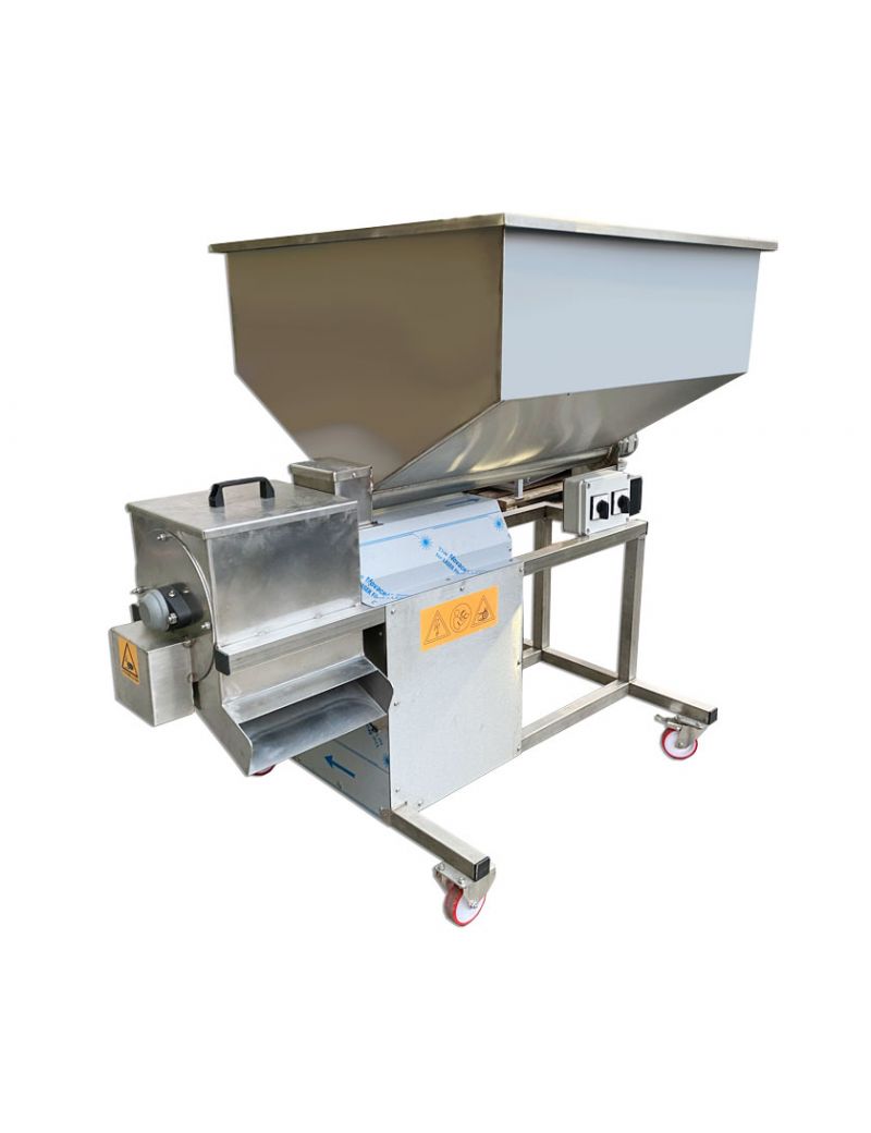 Passapomodoro elettrico - 450 W - 80 giri/min - Acciaio inox - Coperchio  con maniglia - Royal Catering