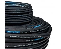 Tubo Resistente Ignifugo Alta Pressione Antincendio 50 Metri Balflex Forza Uno