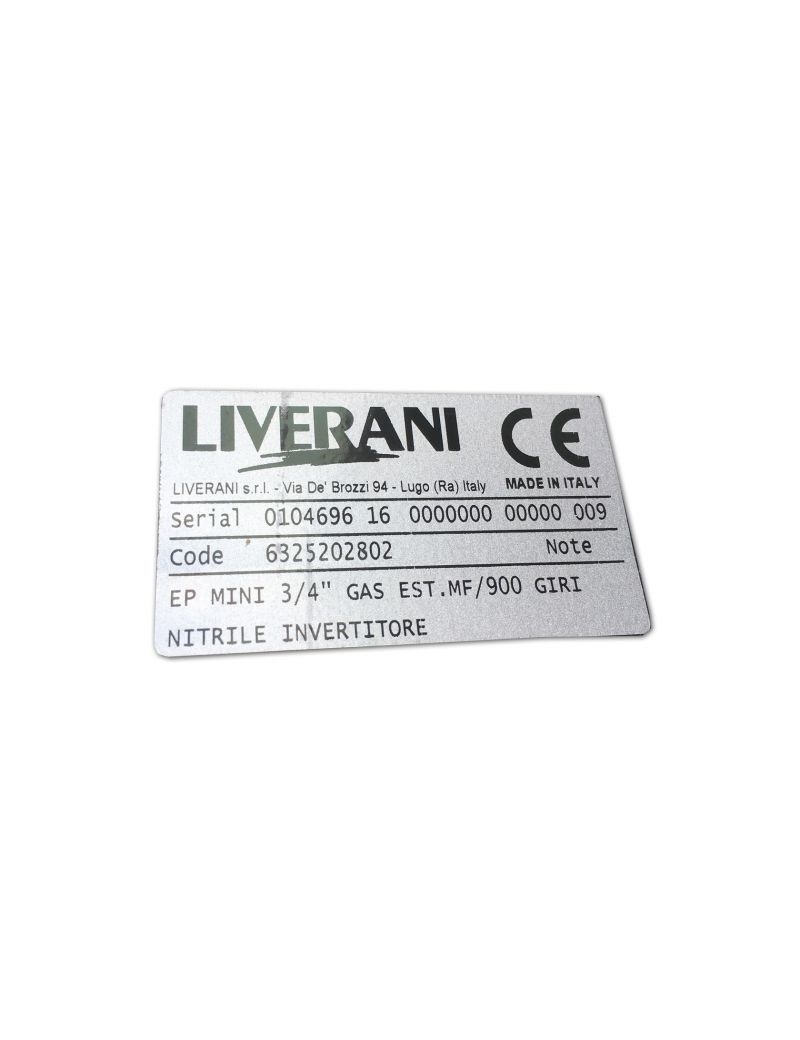 Pompa Autoadescante Liverani EP Mini 3/4" Inox