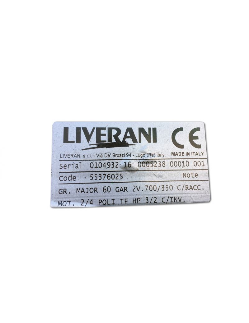 Pompa Autoadescante Liverani GR Major 60 Inox Carrello