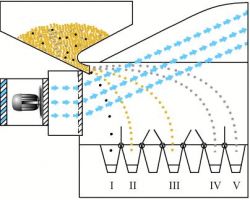 Pulitore Calibratore Cereali Sementi Legumi 7 Separazioni Calibrature