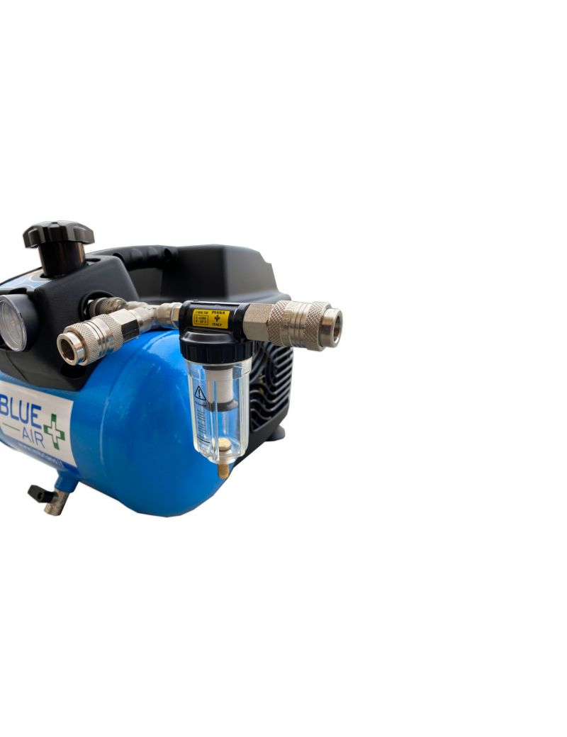 Nebulizzatore Atomizzatore Blue Air Portatile Compressore Elettrico