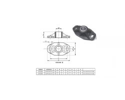 Supporto Diraspatrice Nylon Ricambio