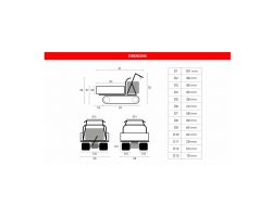 Motocarriola Brumi Carrier 350M Portata 300 kg Benzina