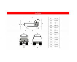 Motocarriola Brumi Carrier BRC 550M Portata 500 kg Benzina