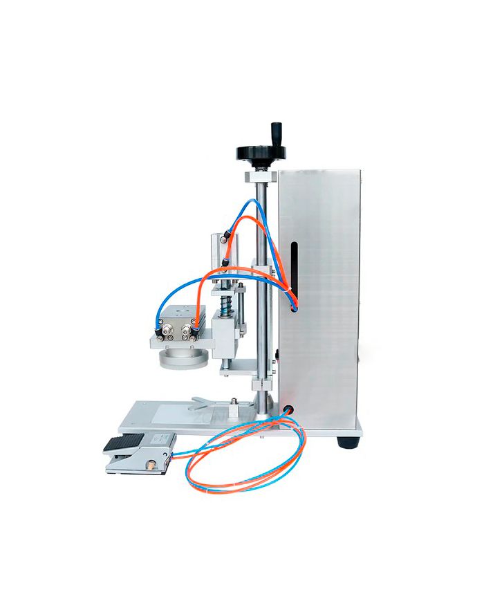 Tappatrice Semiautomatica per Barattoli Twist Off Pneumatica