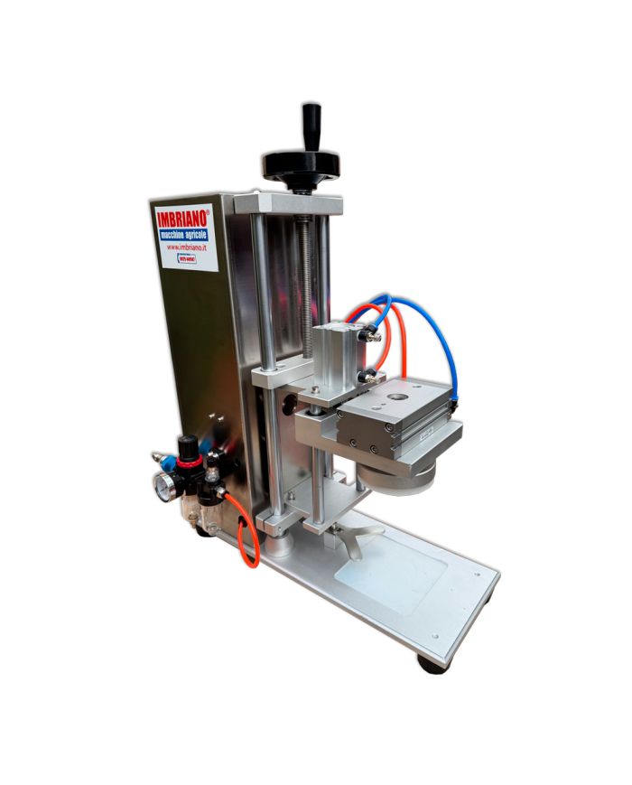 Tappatrice Semiautomatica per Barattoli Twist Off Pneumatica