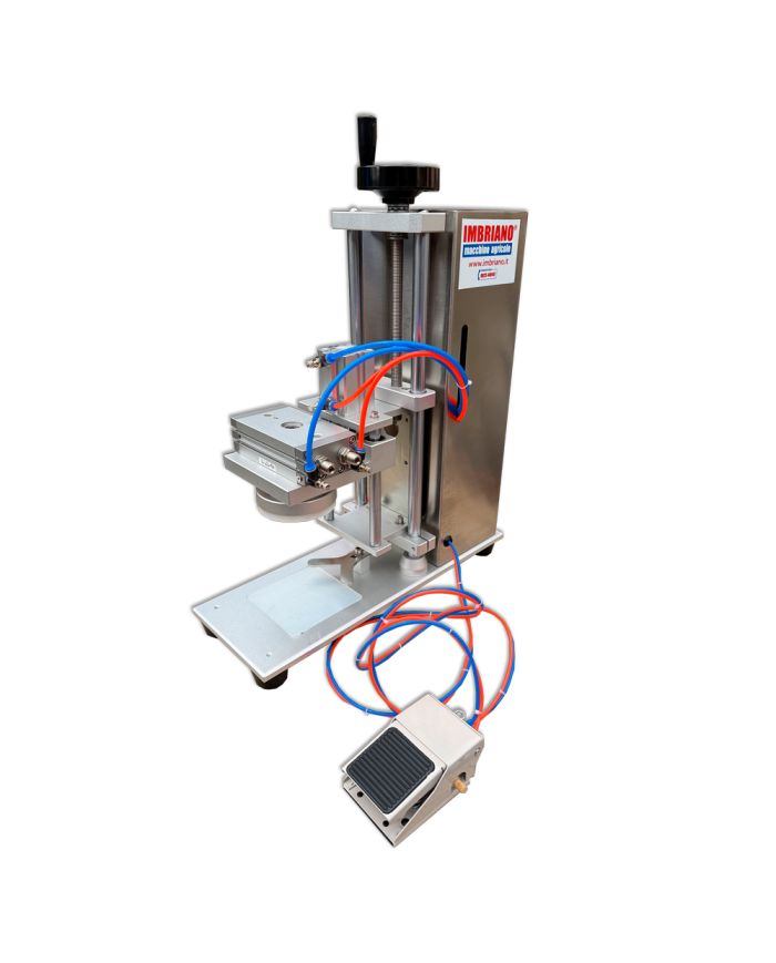 Tappatrice Semiautomatica per Barattoli Twist Off Pneumatica