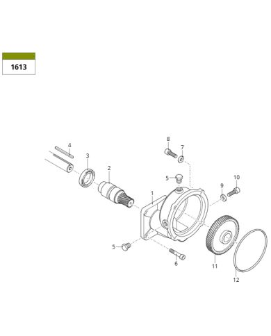 Riduttore Annovi Reverberi Motori a Scoppio Albero Ø19 mm cod. 1613