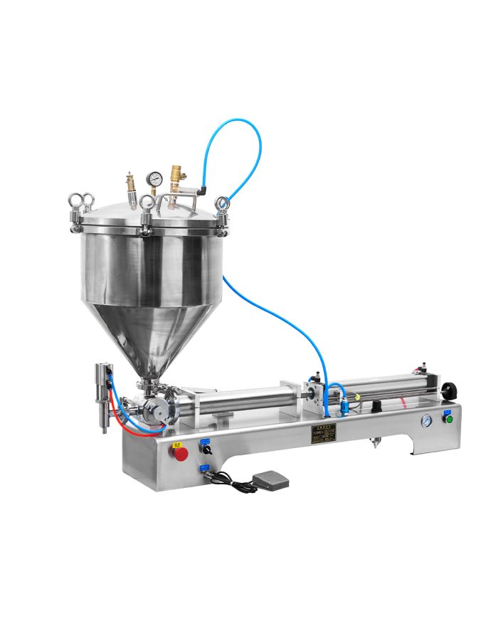 Riempitrice Inox Elettrica 100 - 1000 ml Dosatore Professionale Vasetti Pressurizzato
