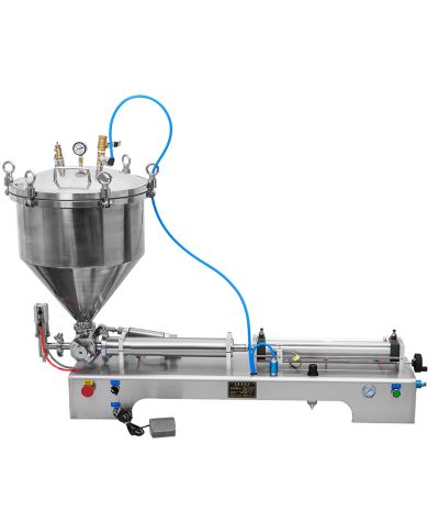 Riempitrice Inox Elettrica 100 - 1000 ml Dosatore Professionale Vasetti Pressurizzato