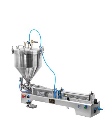 Riempitrice Inox Elettrica 100 - 1000 ml Dosatore Professionale Vasetti Pressurizzato