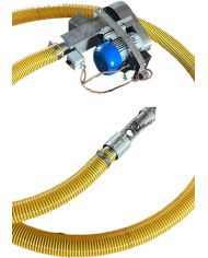 Coclea Inox Flessibile per Aspirazione Diametro 75 mm Monofase Elettrica Snodata Alimentare