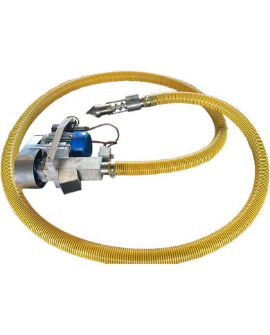 Coclea Inox Flessibile per Aspirazione Diametro 75 mm Monofase Elettrica Snodata Alimentare