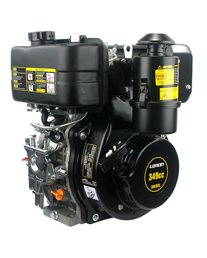 Motore Diesel Loncin D350FC Albero Orizzontale Conico Avviamento Elettrico