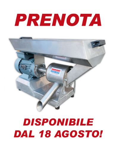 Passatrice Elettrica Isabella Baby Inox Monofase Passapomodoro 2,2 kW