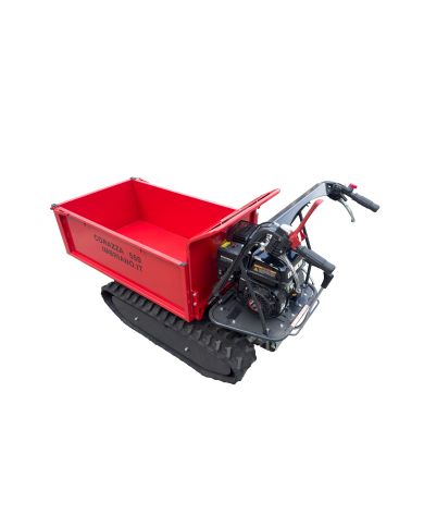 Motocarriola Corazza 550 Portata 500 kg Benzina Minitrasporter Cingolato