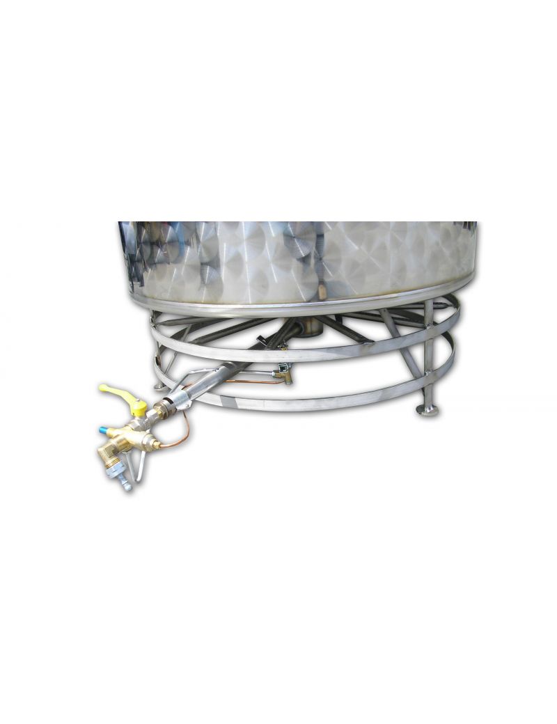 Bollitore 200 litri Completo di Bruciatore 14 kW