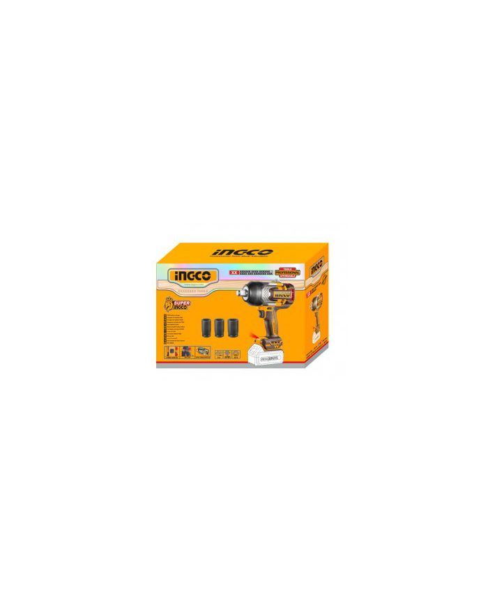 Avvitatore Ad Impulsi INGCO 1750N.m Con 3 Bussole Nudo