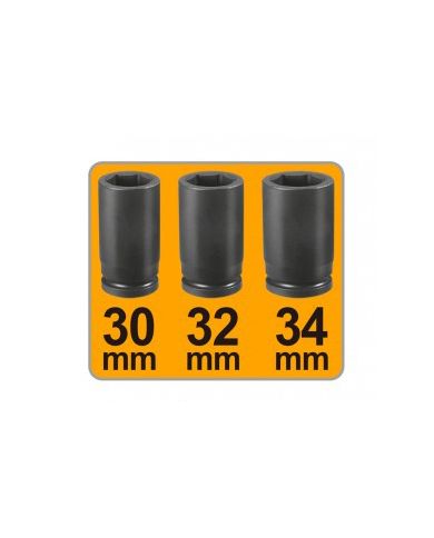 Avvitatore Ad Impulsi INGCO 1750N.m Con 3 Bussole Nudo