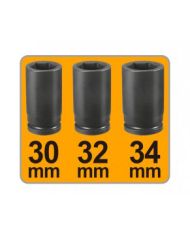 Avvitatore Ad Impulsi INGCO 1750N.m Con 3 Bussole Nudo