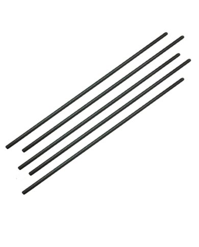 Kit 5 Astine Bacchette Fulmine Nuovo Modello Carbonio - Ricambio