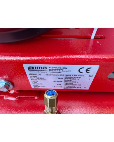 Motocompressore A Benzina 600 Litri