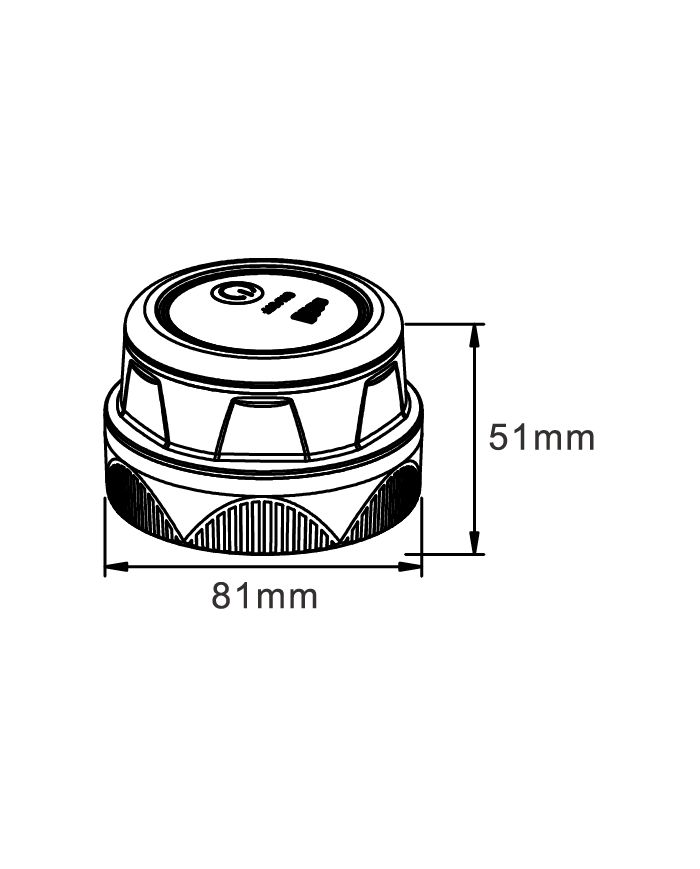 Lampeggiante Di Emergenza V16 Magnetico E Ricaricabile 12-24V