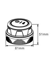 Lampeggiante Di Emergenza V16 Magnetico E Ricaricabile 12-24V