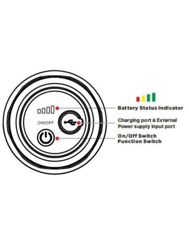 Lampeggiante Di Emergenza V16 Magnetico E Ricaricabile 12-24V