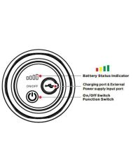 Lampeggiante Di Emergenza V16 Magnetico E Ricaricabile 12-24V