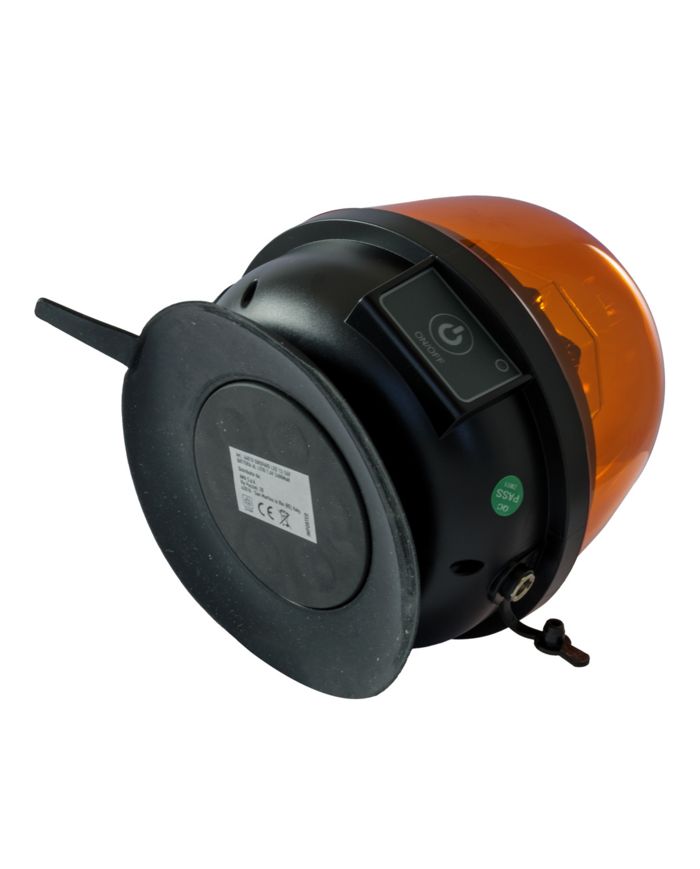 Lampeggiante LED Magnetico A Batteria 12-24V, 22W, IP67, 10 LED