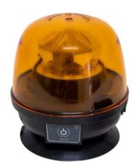 Lampeggiante A LED 12-24V, Base Magnetica, 18 LED, IP67