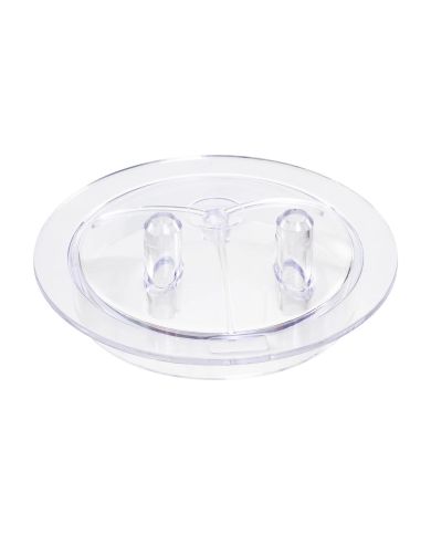 Coperchio 2 Uscite Per Bidoni Latte 30 Litri