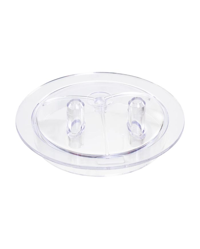 Coperchio 2 Uscite Per Bidoni Latte 30 Litri