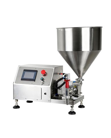 Riempitrice Semiautomatica Rotativa Per Creme, Marmellate, Salse, Burri e Cosmetici