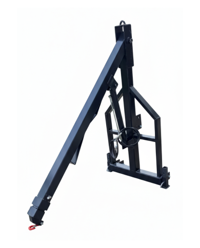 Gru Idraulica Portata 1000 Kg Attacco a Tre Punti Trattore 220 - 350 Cm