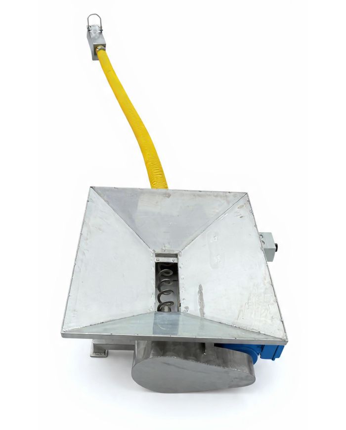 Coclea Inox Flessibile per Mandata Diametro 75 mm Monofase Elettrica Snodata Alimentare