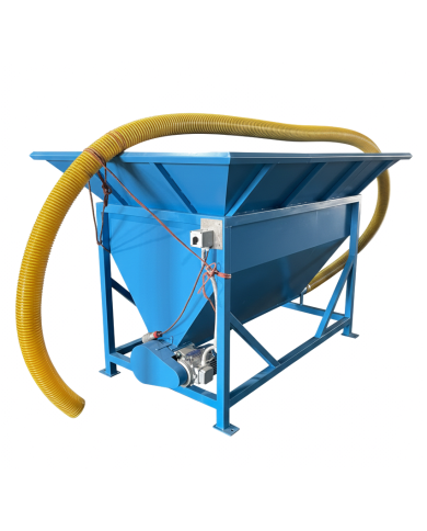 Tramoggia Con Coclea Flessibile Tubo 90 Trifase