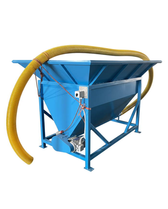 Tramoggia Con Coclea Flessibile Tubo 90 Trifase
