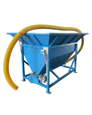 Tramoggia Con Coclea Flessibile Tubo 90 Trifase