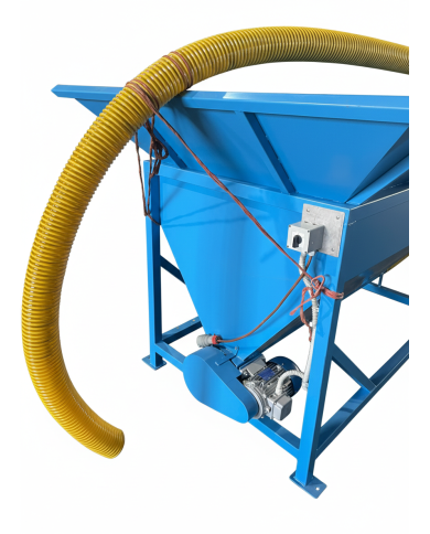Tramoggia Con Coclea Flessibile Tubo 90 Trifase