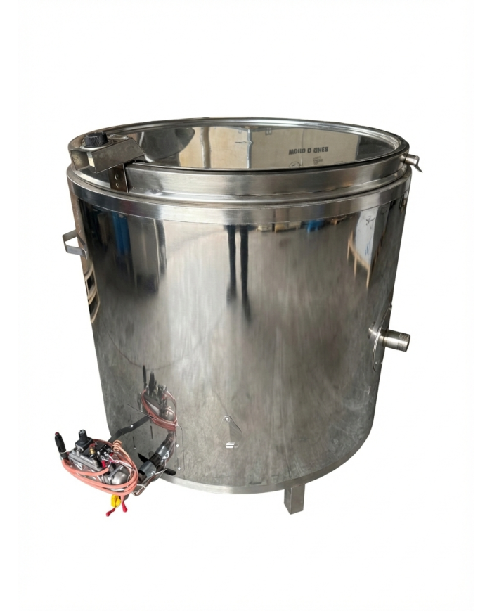 Bollitore Paiuolo 200 Litri Doppia Camera a Bagno d'Olio