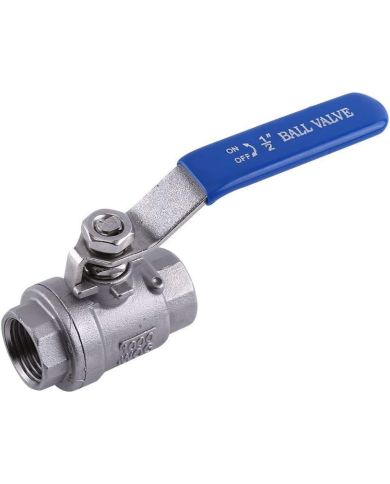 Valvola A Sfera Inox Aisi 316, 2 Vie - Gas 1/2"