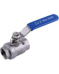 Valvola A Sfera Inox Aisi 316, 2 Vie - Gas 1/2"