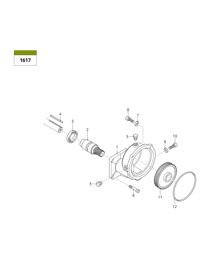 Riduttore Annovi Reverberi Motori a Scoppio Albero Ø15 mm cod. 1617